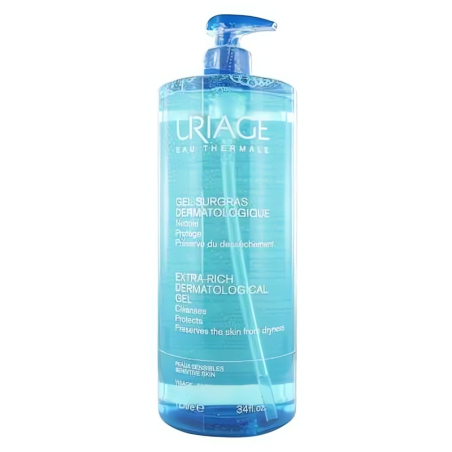 Čisticí gel na obličej a tělo (Extra-Rich Dermatological Gel) Uriage - 1000 ml