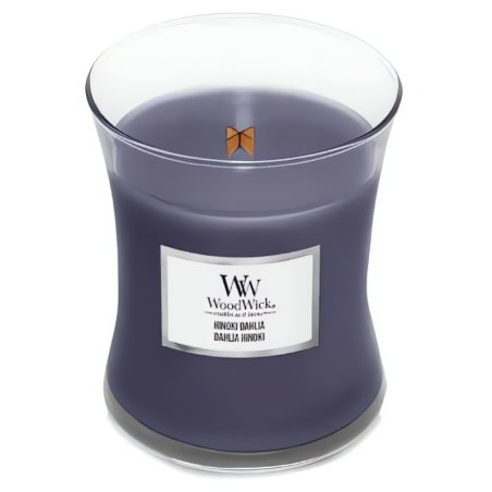 Vonná svíčka váza Hinoki Dahlia WoodWick - 275 g