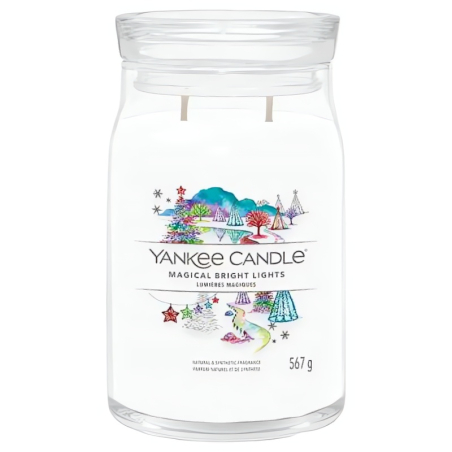 Aromatická svíčka Signature sklo velké Magical Bright Lights Yankee Candle - 567 g