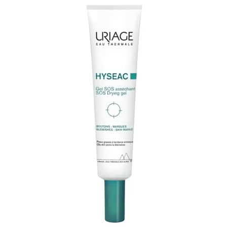 SOS Vysušující gel pro smíšenou až mastnou pleť s akné Hyséac (SOS Drying Gel) Uriage - 15 ml