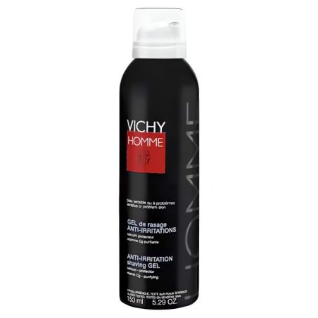 Gel na holení na citlivou nebo problematickou pokožku Homme (Anti-Irritation Shaving Gel) Vichy - 150 ml