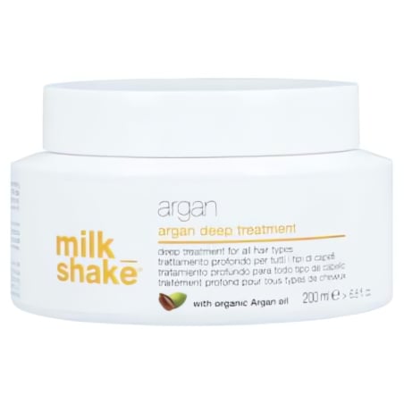 Hloubková maska s arganovým olejem pro všechny typy vlasů (Argan Deep Treatment) Milk Shake - 200 ml