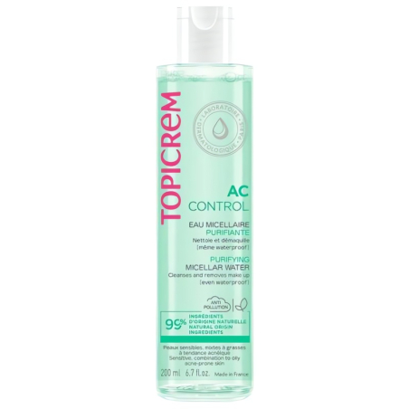 Čisticí micelární voda AC (Purifying Micellar Water) Topicrem - 200 ml