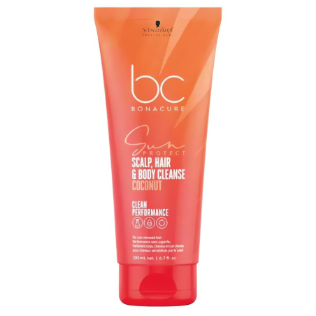 Ochranný šampon 3v1 Bonacure Sun Protect (Scalp, Hair & Body Cleanse) Schwarzkopf Professional - 200 ml
