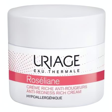 Výživný krém pro citlivou pleť se sklonem k začervenání Roséliane (Anti-Redness Rich Cream) Uriage - 50 ml