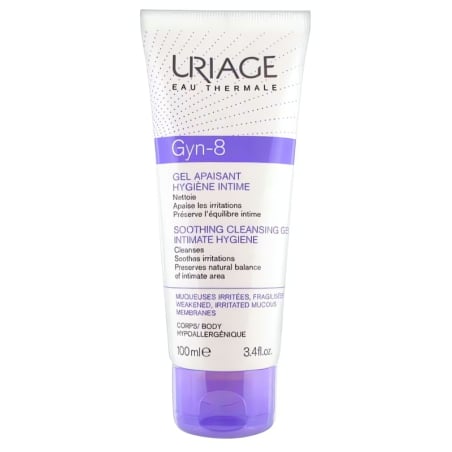 Zklidňující čisticí gel na intimní hygienu Gyn 8 (Soothing Cleansing Gel) Uriage - 100 ml