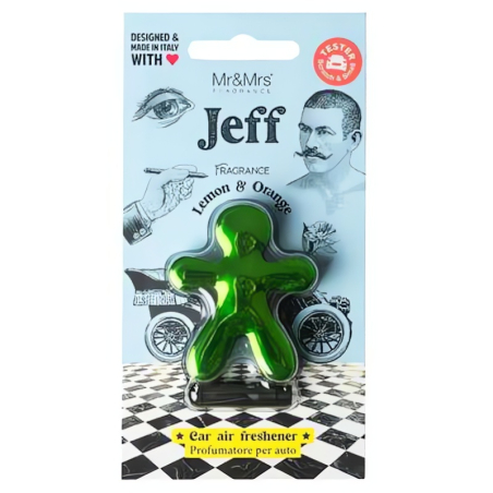 Jeff Chrome Lemon & Orange / vůně do auta Mr&Mrs Fragrance