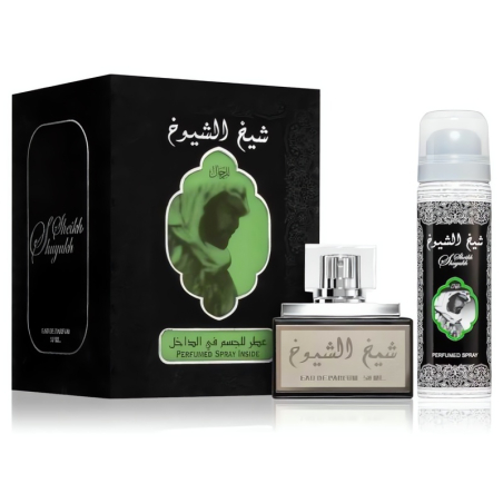 Sheikh Al Shuyukh Black / EDP + deodorant ve spreji Lattafa - 50 ml