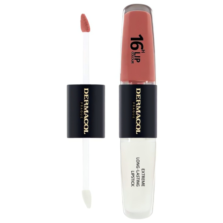 Dlouhotrvající dvoufázová barva na rty a lesk 16H Lip Colour (Extreme Long-Lasting Lipstick) 4 + Dermacol / Odstín: 4 - 4 ml