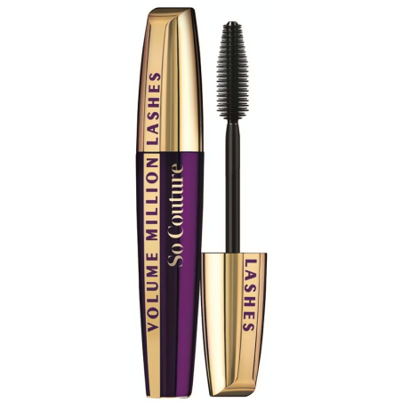 Objemová řasenka Volume Million Lashes So Couture L'Oréal Paris / Odstín: Black - 9,5 ml