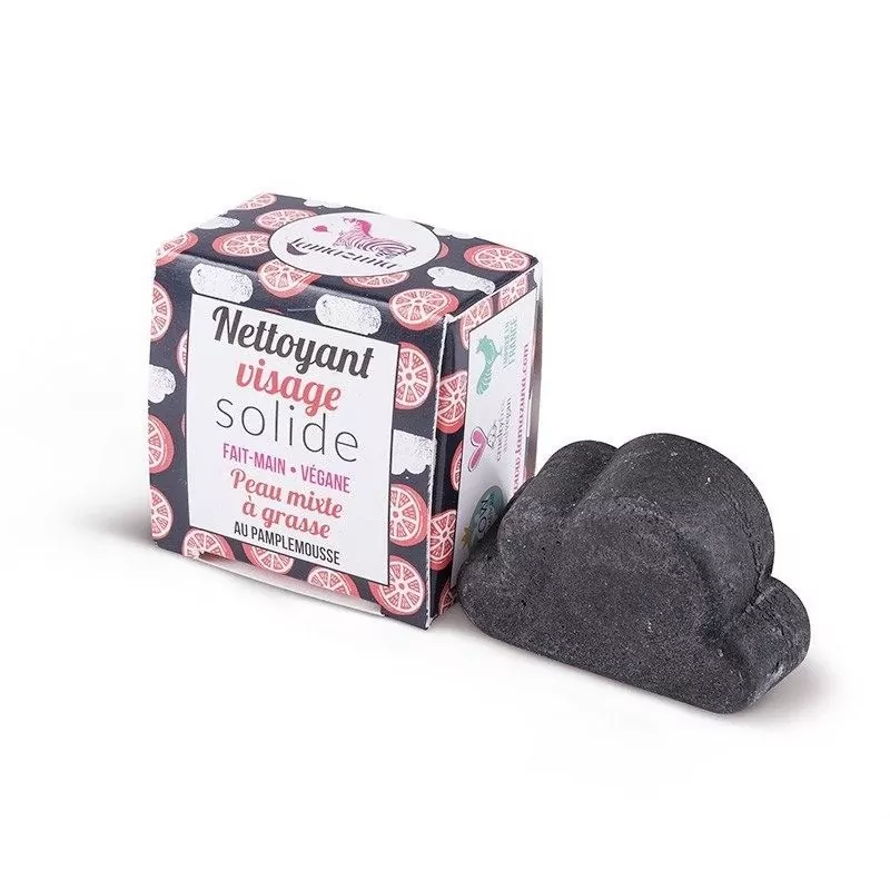 Tuhé mýdlo na čištění obličeje pro mastnou pleť s grapefruitem Lamazuna - 25 g Tuhé mýdlo na čištění obličeje pro mastnou pleť s grapefruitem Lamazuna - 25 g