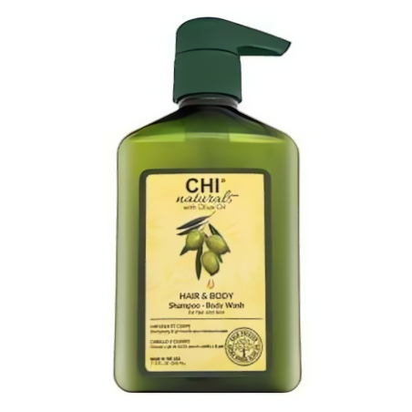CHI Naturals with Olive Oil Hair & Body Shampoo 340 ml