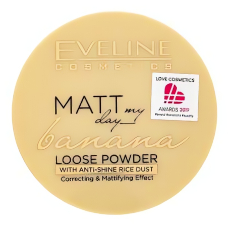 Eveline Matt My Day Banana Loose Powder 6 g