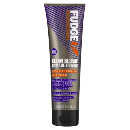 Fudge Professional Clean Blonde Damage Rewind Violet-Toning Shampoo 250 ml