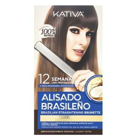 Kativa Brazilian Straightening Brunette Kit 225 ml