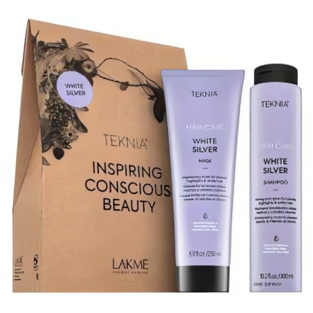 Lakmé Teknia White Silver Pack 300 ml + 250 ml
