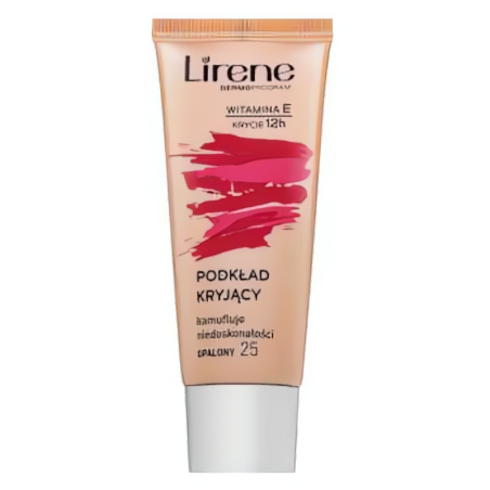 Lirene Vitamin E High-Coverage Liquid Foundation 25 Tanned 30 ml