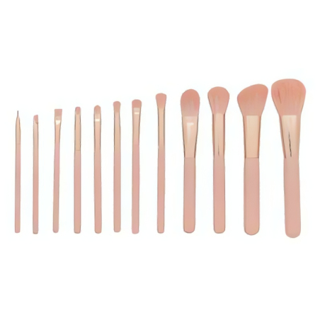 MIMO Makeup Brush Set Pink 12 Pcs