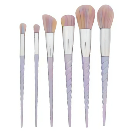 MIMO Makeup Brush Set Unicorn Pastel 6 Pcs