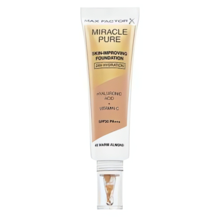 Max Factor Miracle Pure Skin-Improving Foundation 45 Warm Almond 30 ml