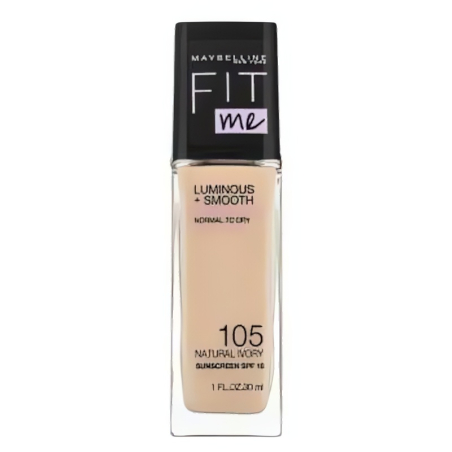 Maybelline Fit Me! Luminous + Smooth Foundation 105 Natural Ivory 30 ml