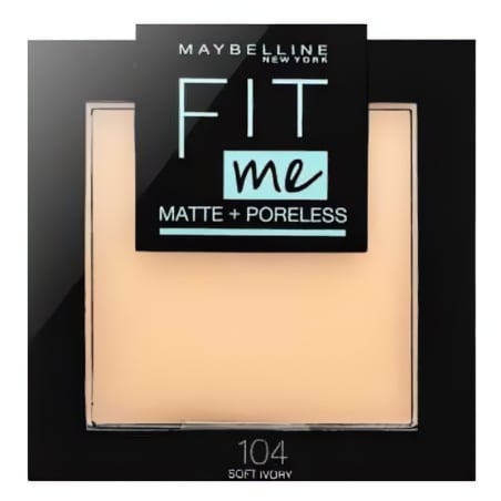 Maybelline Fit Me! Matte + Poreless Powder 104 Soft Ivory 9 g