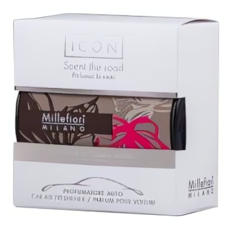 Millefiori Milano Icon Car Air Freshener Magnolia Blossom & Wood Textil Floral