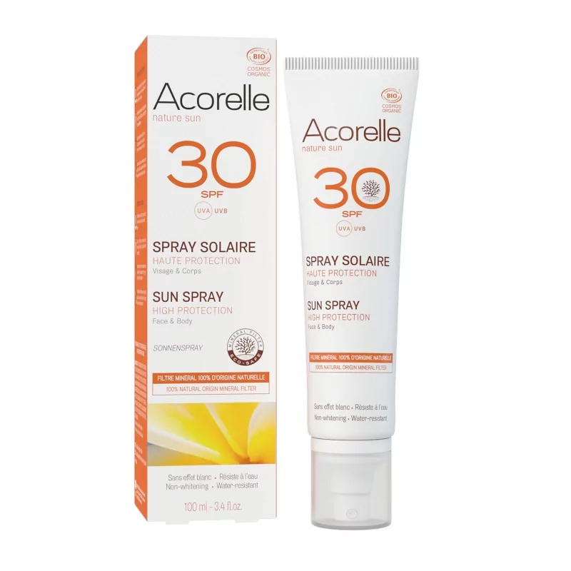Opalovací mléko SPF 30 ve spreji Acorelle - 100 ml Opalovací mléko SPF 30 ve spreji Acorelle - 100 ml