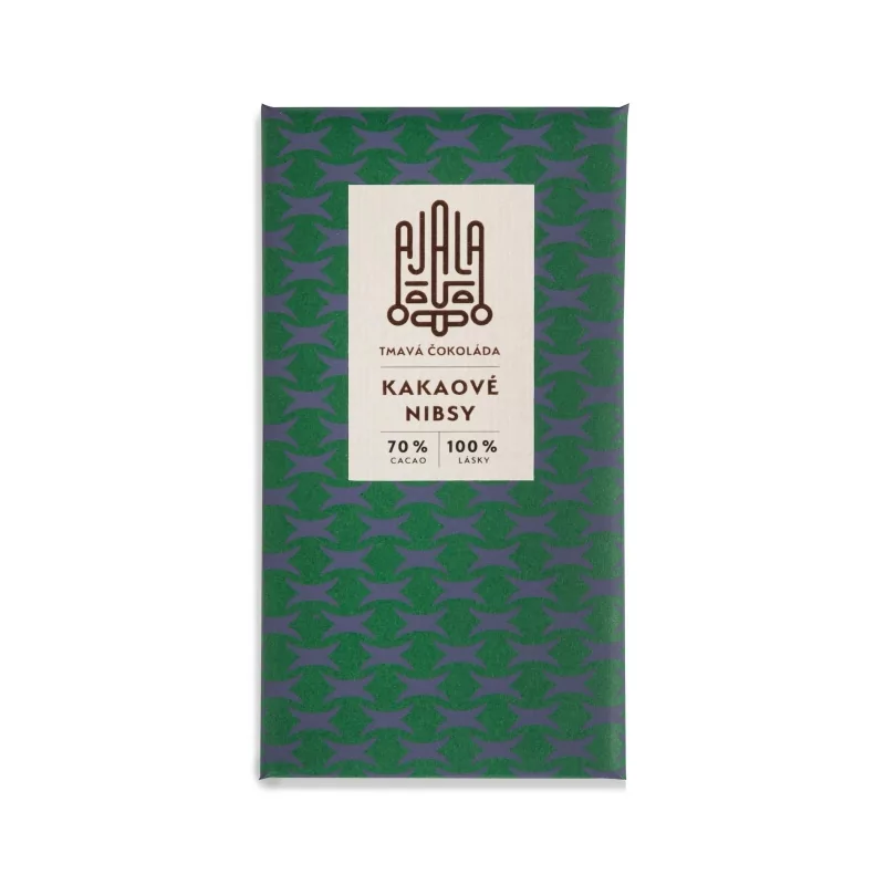 Kakaové nibsy (BIO tmavá čokoláda) Ajala Chocolate - 45 g Kakaové nibsy (BIO tmavá čokoláda) Ajala Chocolate - 45 g
