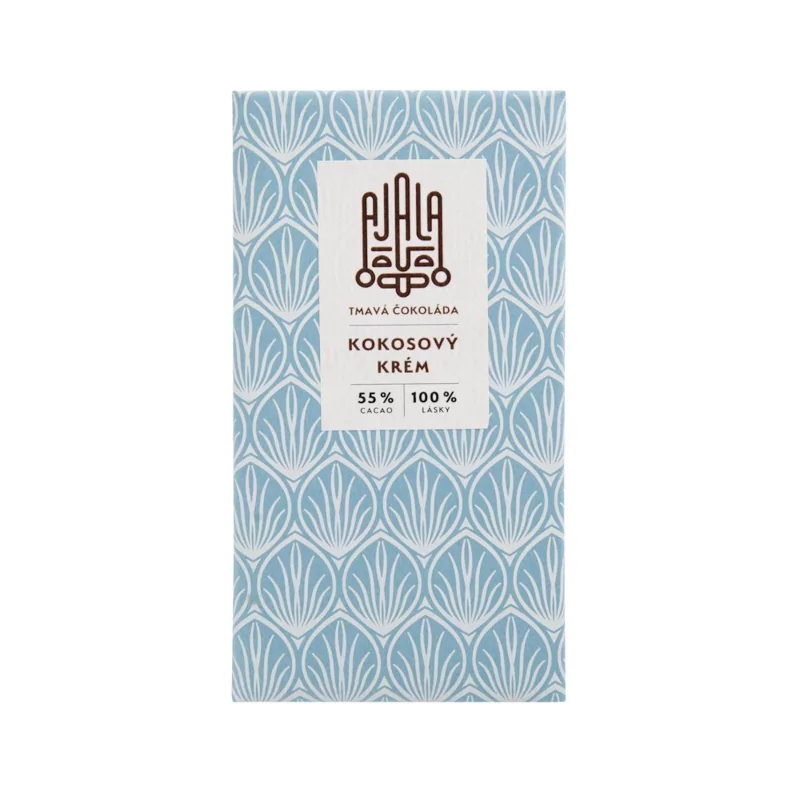Kokosový krém (BIO tmavá čokoláda) Ajala Chocolate - 45 g