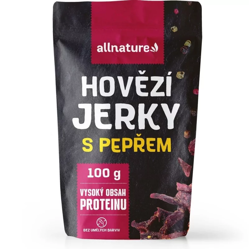 Beef Pepper Jerky Allnature - 100 g