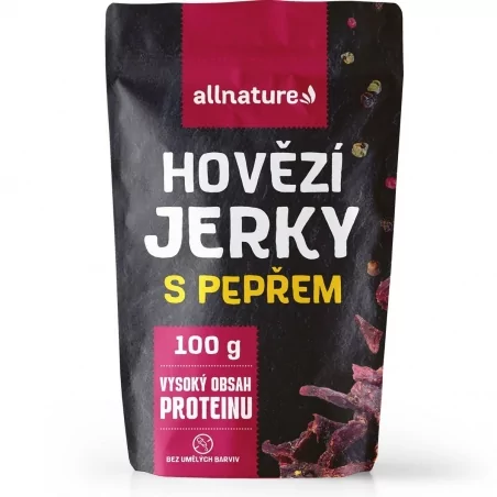 Beef Pepper Jerky Allnature - 100 g