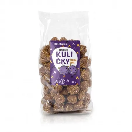 Bezlepkové Kuličky čokoládové Allnature - 80 g