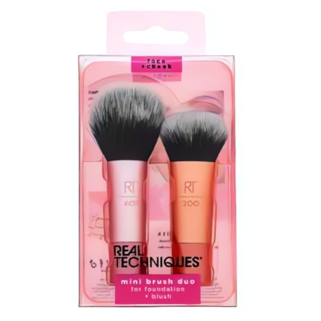 Real Techniques Mini Foundation & Blush Brush Duo