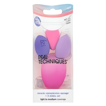 Real Techniques Sunrise To Sunset Miracle Complexion Sponge + 3 Minis Set