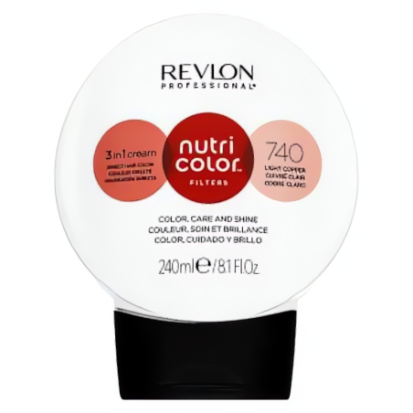 Revlon Professional Nutri Color Filters 3in1 Cream 740 Light Copper 240 ml