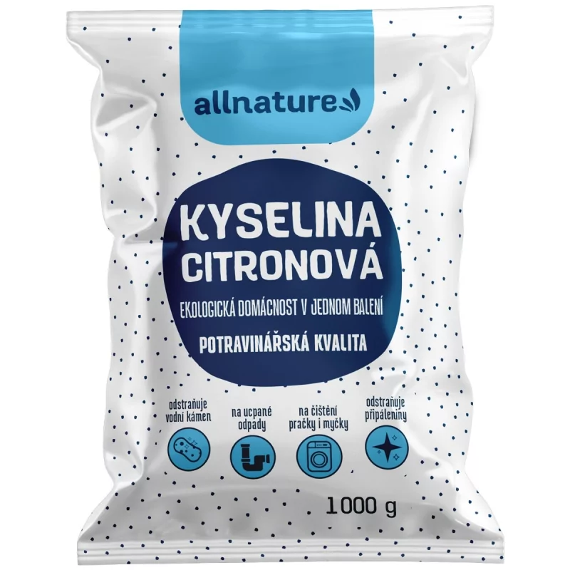 Kyselina citronová Allnature - 1000 g Kyselina citronová Allnature - 1000 g