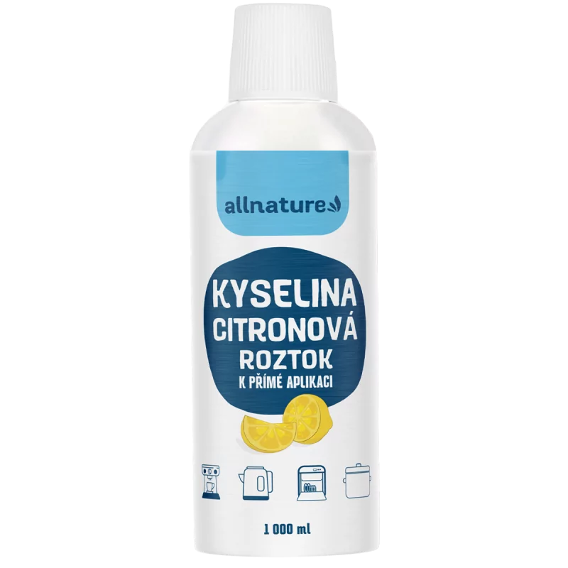 Kyselina citronová roztok Allnature - 1000 ml