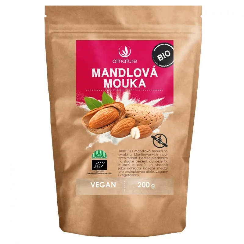 Mandlová mouka BIO Allnature - 200 g Mandlová mouka BIO Allnature - 200 g