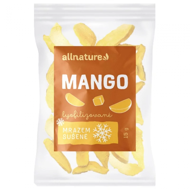 Mango sušené mrazem Allnature - 15 g