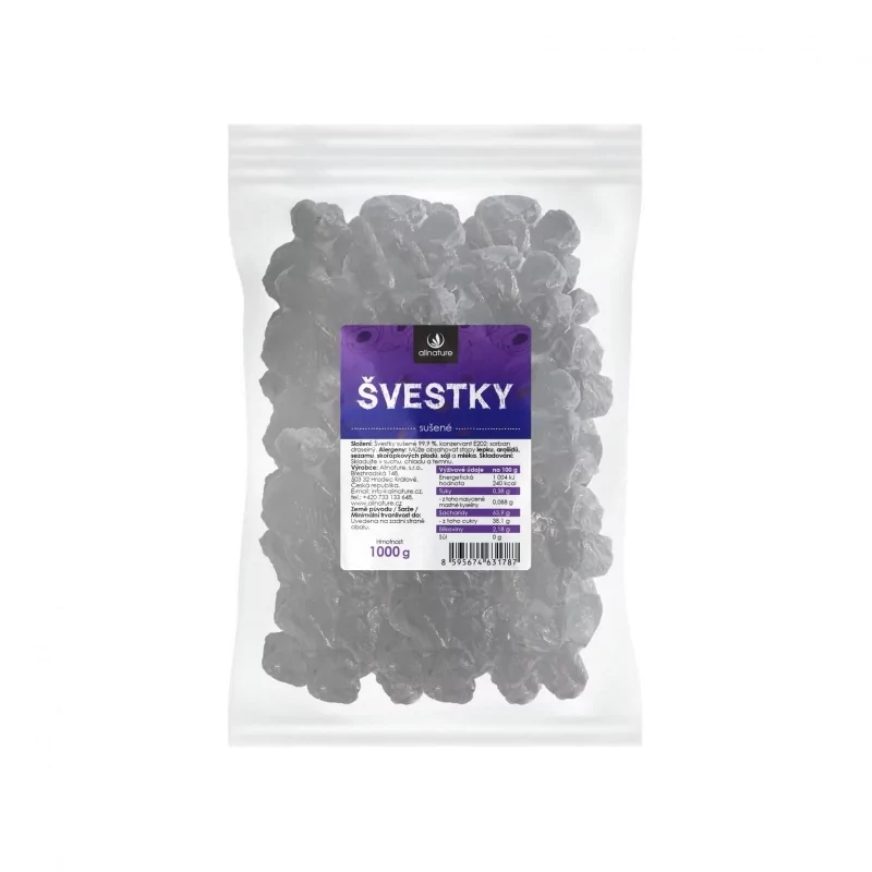Švestky sušené mrazem Allnature - 20 g Švestky sušené mrazem Allnature - 20 g