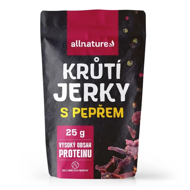 Turkey Pepper Jerky Allnature - 25 g Turkey Pepper Jerky Allnature - 25 g
