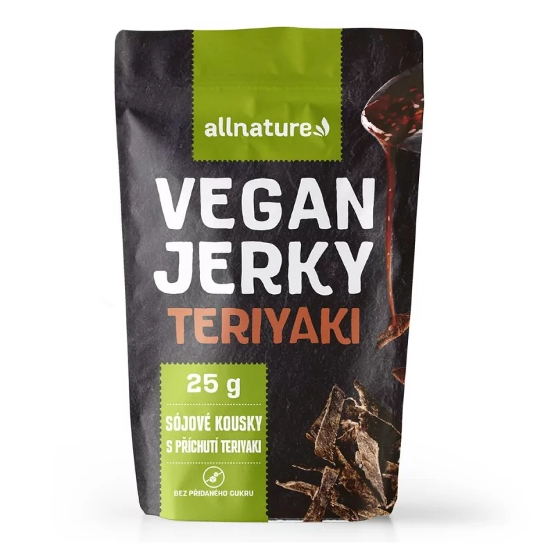 Vegan Teriyaki Jerky Allnature - 25 g Vegan Teriyaki Jerky Allnature - 25 g