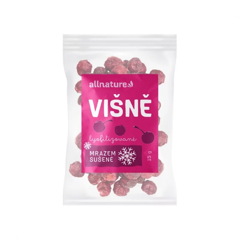 Višeň sušená mrazem celá Allnature - 15 g Višeň sušená mrazem celá Allnature - 15 g