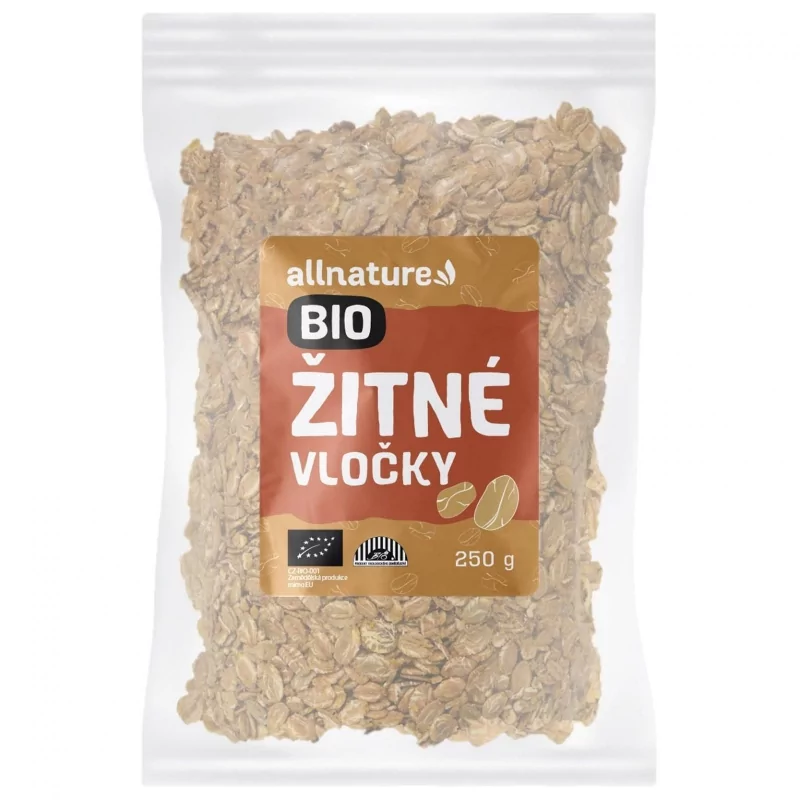 Žitné vločky BIO Allnature - 250 g Žitné vločky BIO Allnature - 250 g