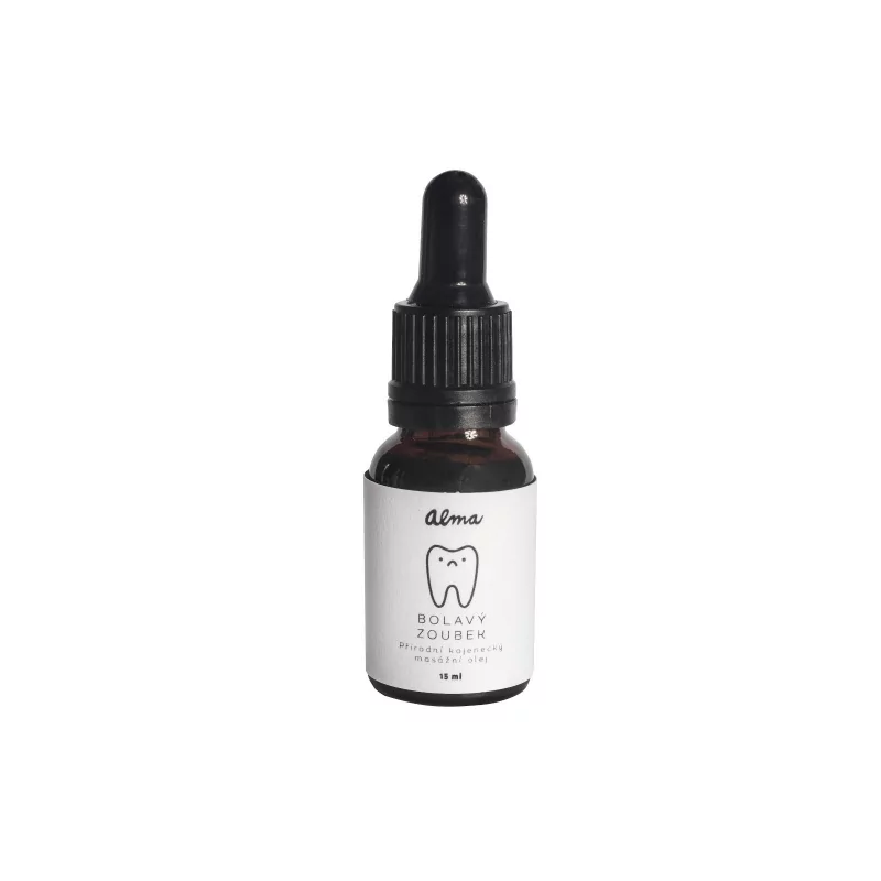 Bolavý zoubek (přírodní kojenecký masážní olej) Alma - 15 ml Bolavý zoubek (přírodní kojenecký masážní olej) Alma - 15 ml