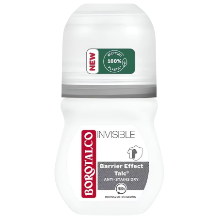 Kuličkový deodorant Invisible Borotalco - 50 ml