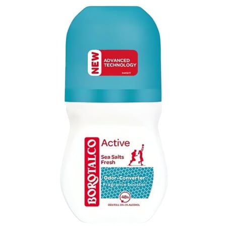 Kuličkový deodorant mořská sůl Active (Sea Salt Fresh) Borotalco - 50 ml
