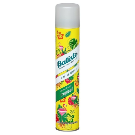 Suchý šampon na vlasy s vůní tropického ovoce (Dry Shampoo Tropical With A Coconut & Exotic Fragrance) Batiste - 200 ml