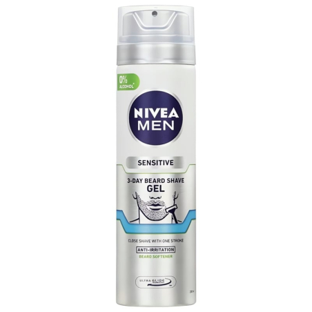 Gel na holení na 3 denní strniště Men (3 Day Beard Shave Gel) Nivea - 200 ml